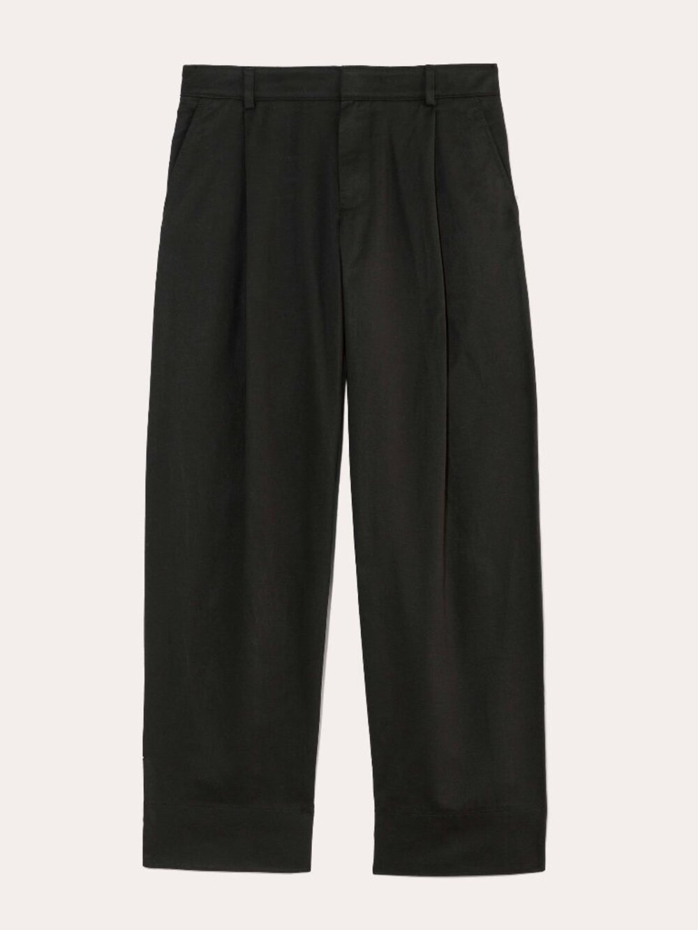 Everlane Women's Low-Rise Chino in Black, Size 8
